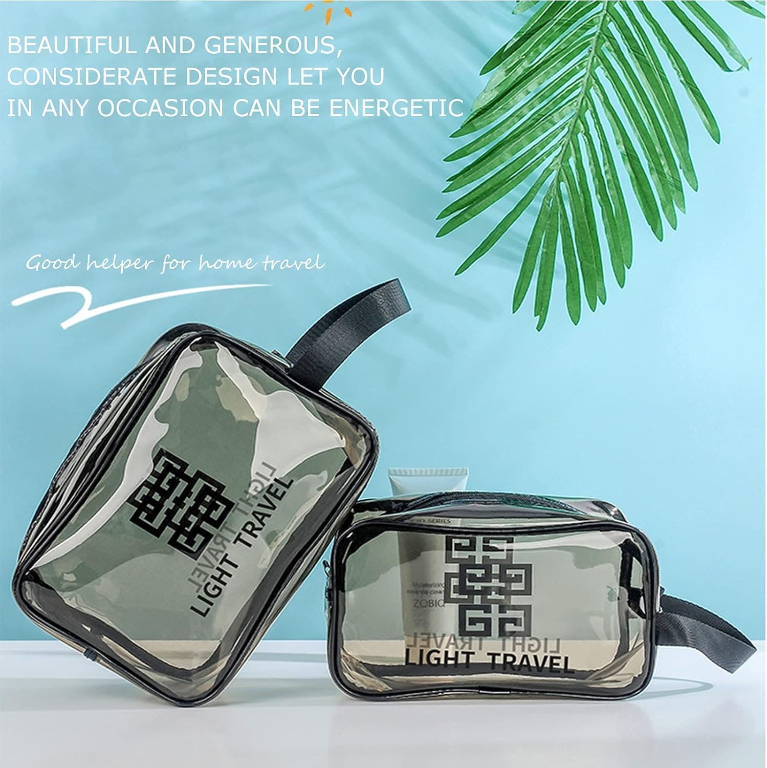 Set Of 3 Dream Travel Pouch, Transparent Oriented Makeup Bag, Carry Travel Zippered Pouch Bag, Waterproof, Portable Travel Cosmetics Pouch, Multifunctional PVC Zip Toiletry Carry Pouch Set Of 3 Dream Travel Pouch, Transparent Oriented Makeup Bag, Carry Travel Zippered Pouch Bag, Waterproof, Portable Travel Cosmetics Pouch, Multifunctional PVC Zip Toiletry Carry Pouch